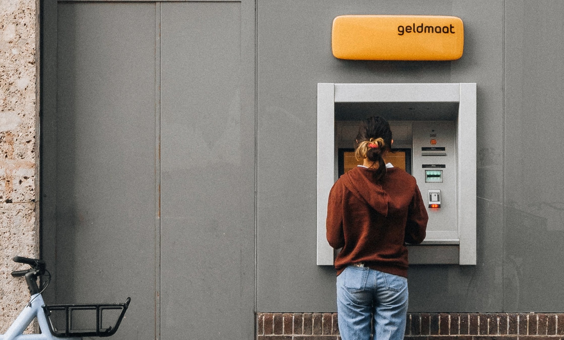 Withdrawing money from an ATM